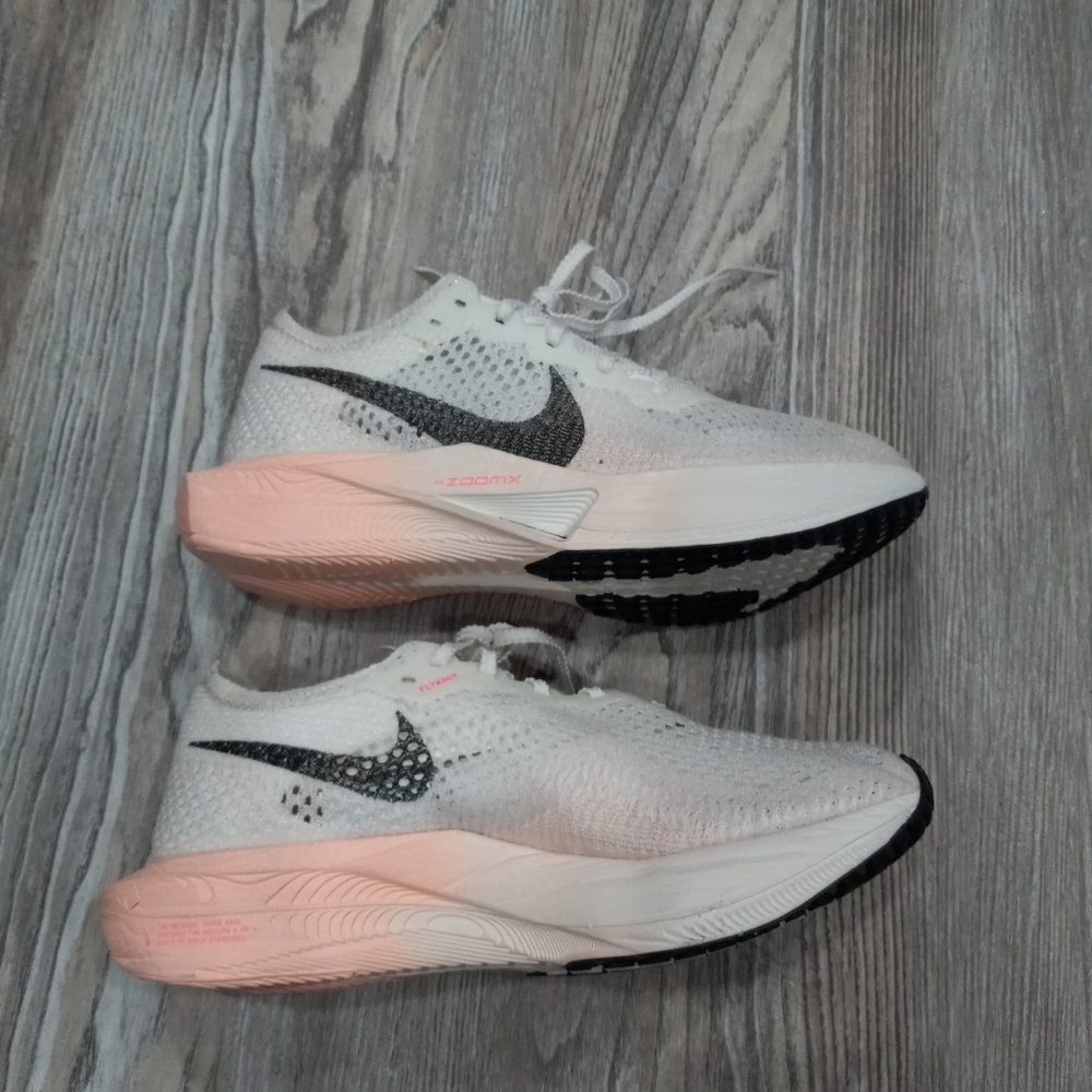 Nike ZoomX Vaporfly Next% 3 Sail Black Crimson Tint Woman Shoes Size 8.5 - Picture 9 of 16